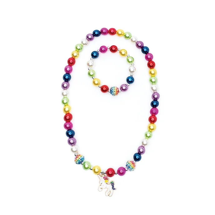 GUMBALL RAINBOW NECKLACE 2PC