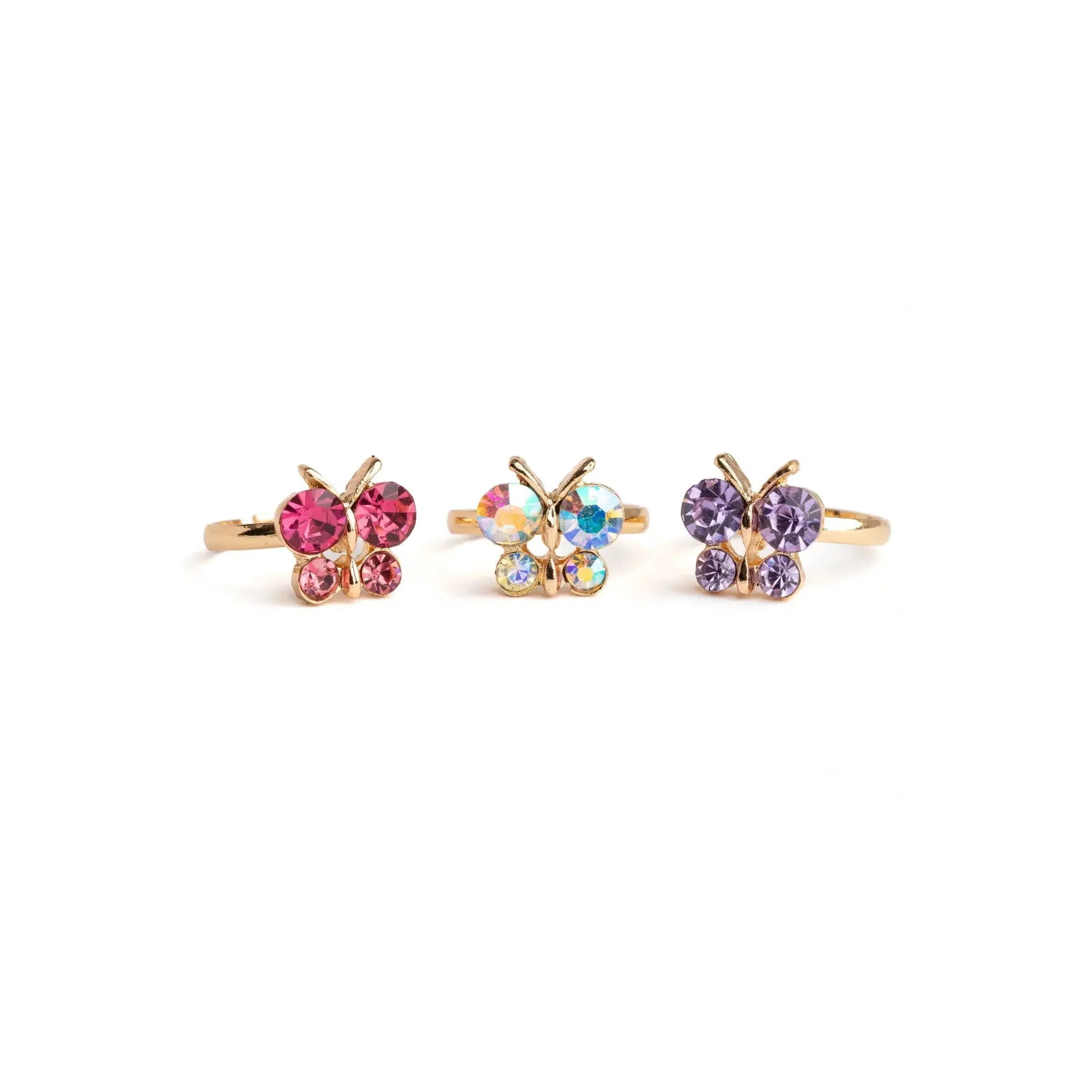 BOUTIQUE BUTTERFLY GEM RINGS