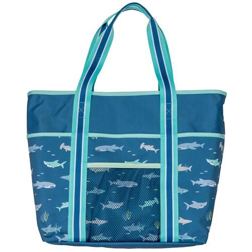 PRINTED BEACH TOTE SHARK