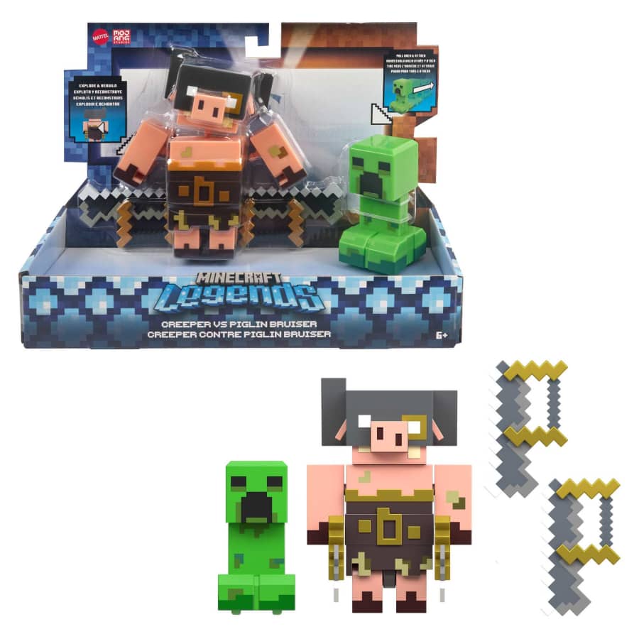 MINECRAFT LEGENDS CREEPER VS PIG