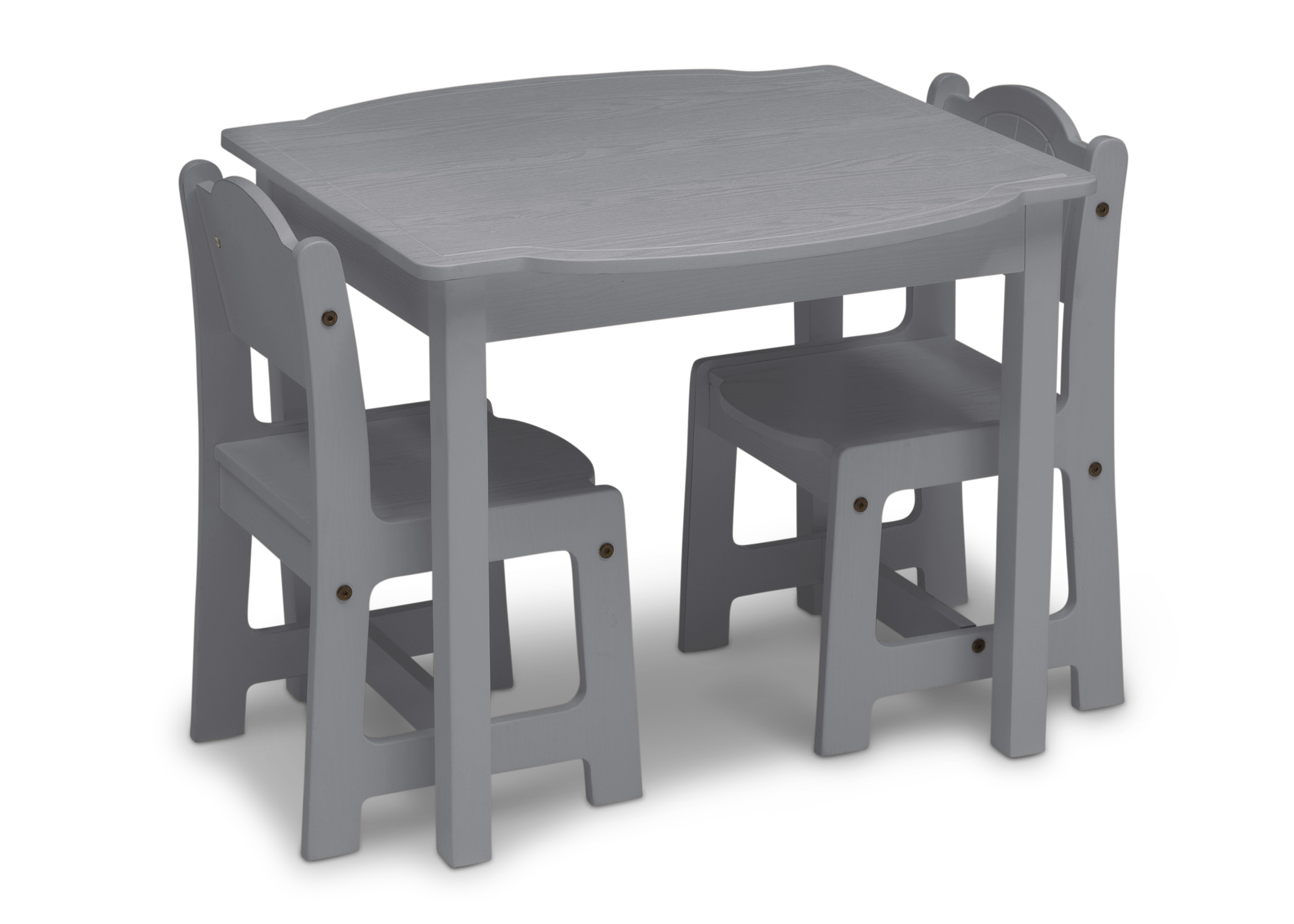 2 CHAIRS & TABLE SET DARK