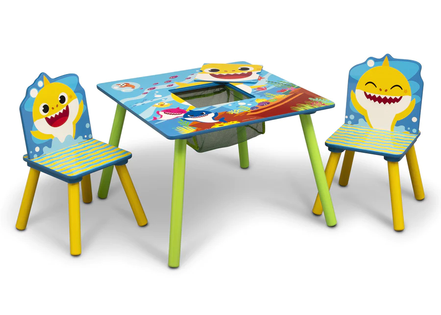 SH 2 CHAIRS & STG TABLE SET