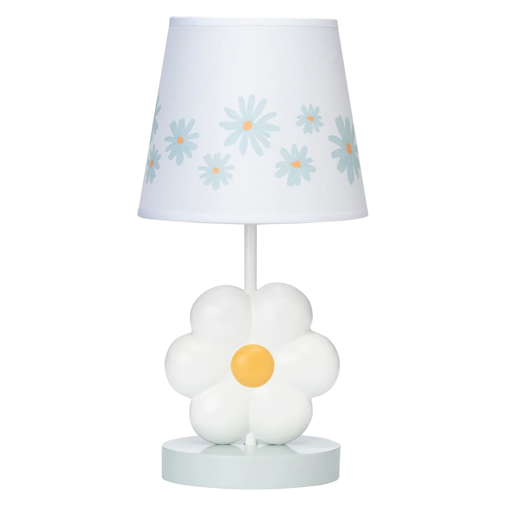 SWEET DAISY LAMP W/SHADE & BULB