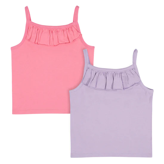 GERBER 2PK TOP PURPLE/PINK