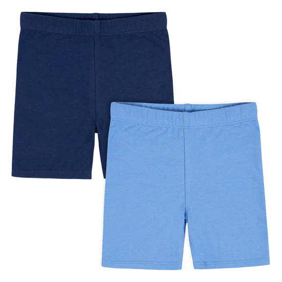 GERBER 2PK SHORTS BLUE