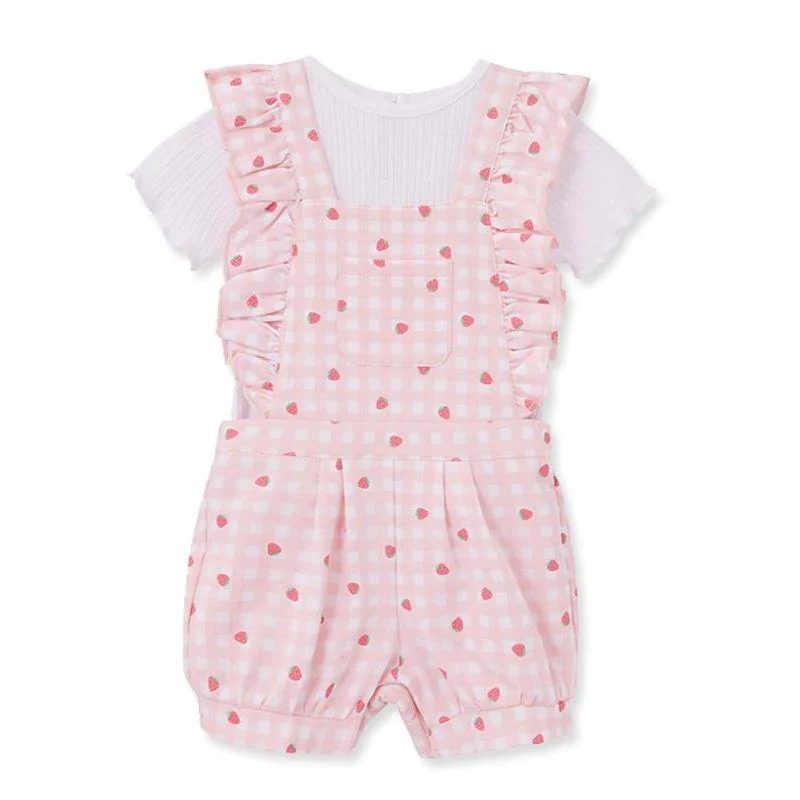 Strawberry Knit Jumper Set Pink