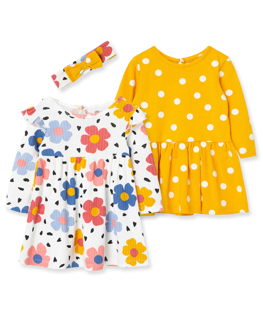 Garden Floral Knit Dress Set