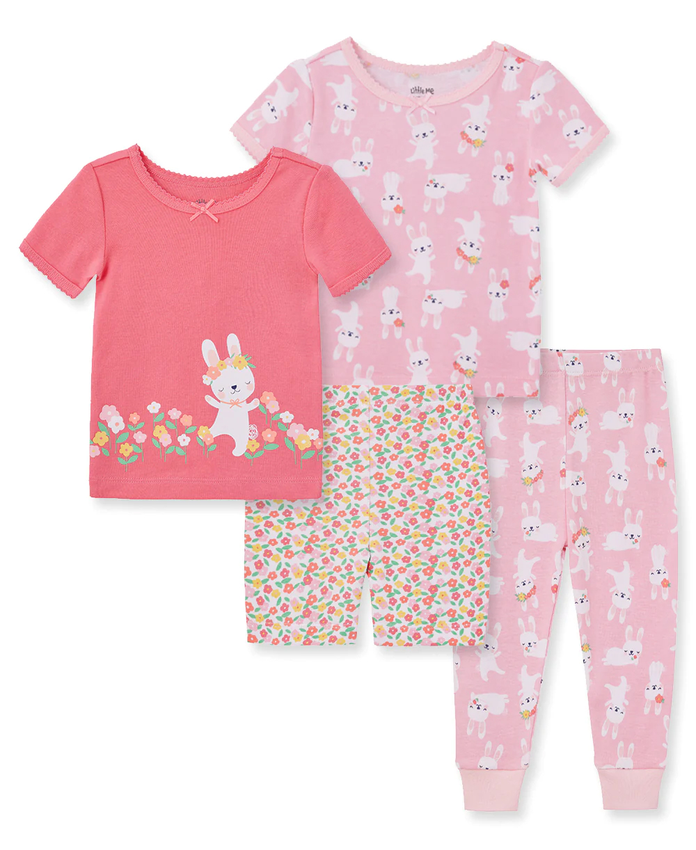 Bunny 4Pc PJ Pink