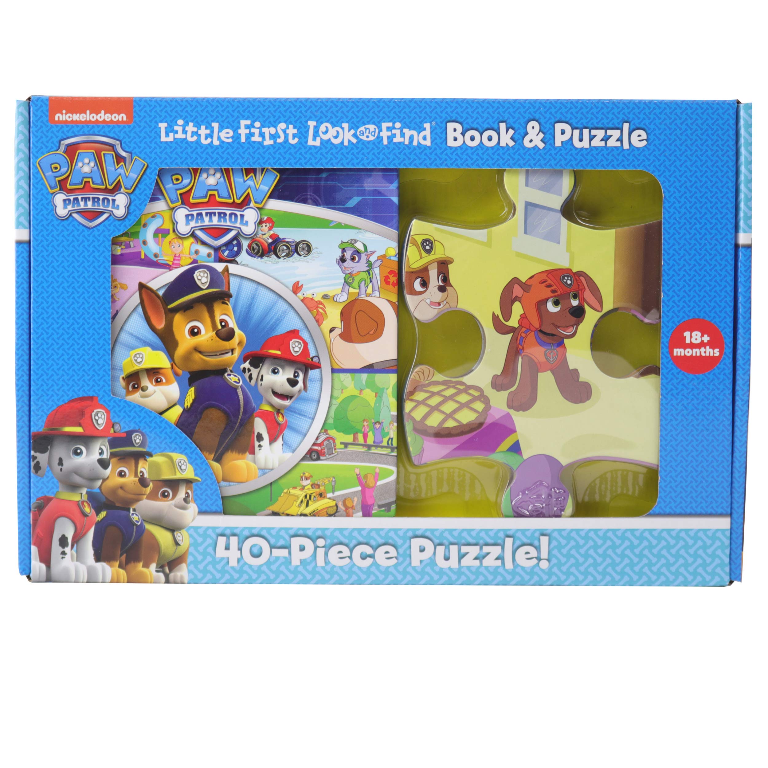 PAW Patrol Book&Puzzle 40pc Set