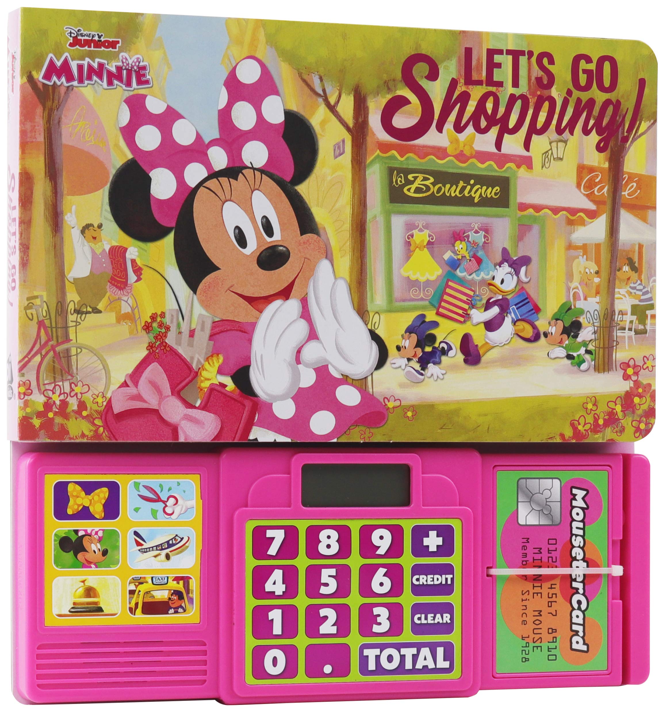 Minnie Lets Go Shopping Book