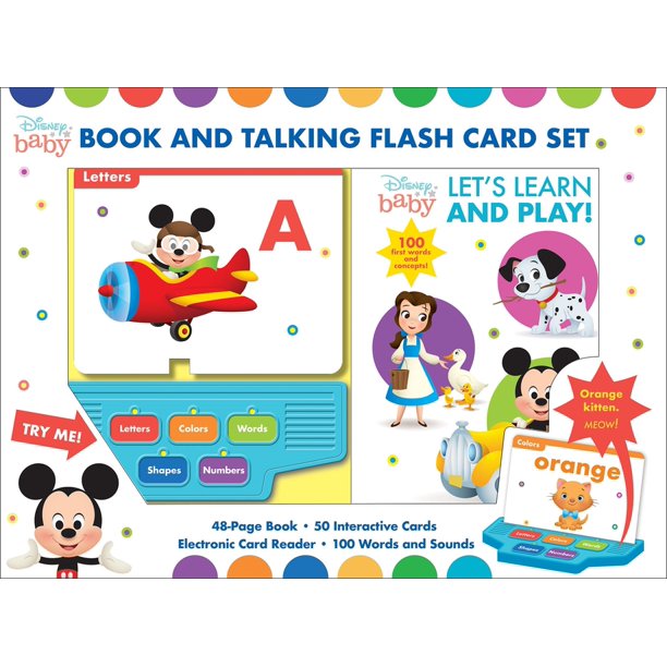DISNEY BABY BOOK FLASHCARD SET