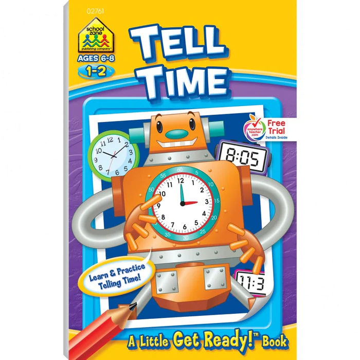 TELL TIME 1-2 LITTLE BUSY BOOK