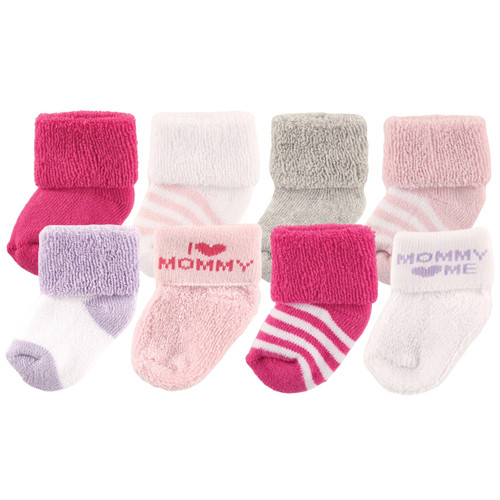 I Love Socks 8pr Pink