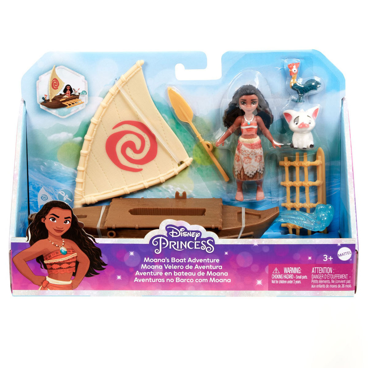 DISNEY PRINCESS MOANA'S BOAT