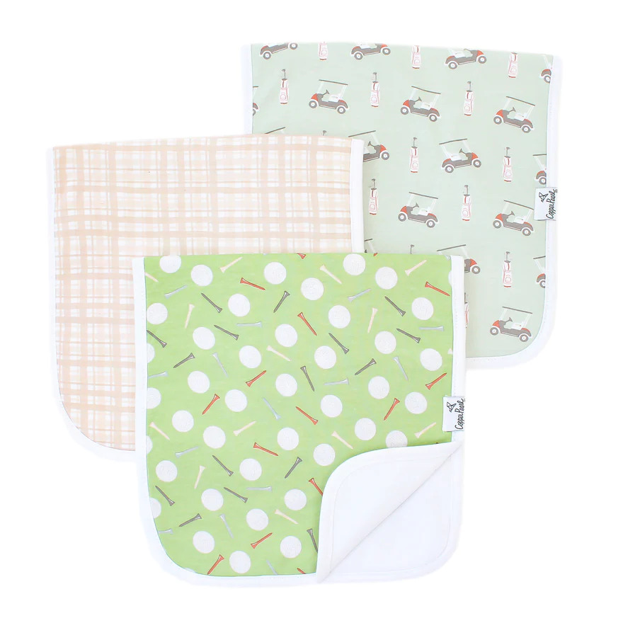 Bogey Burp Cloth Set 3pk