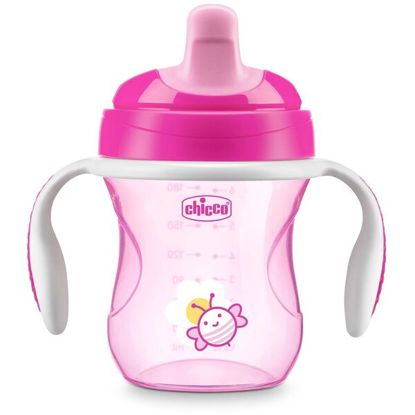 SOFT SPOUT TRAINER PINK 7OZ 6M