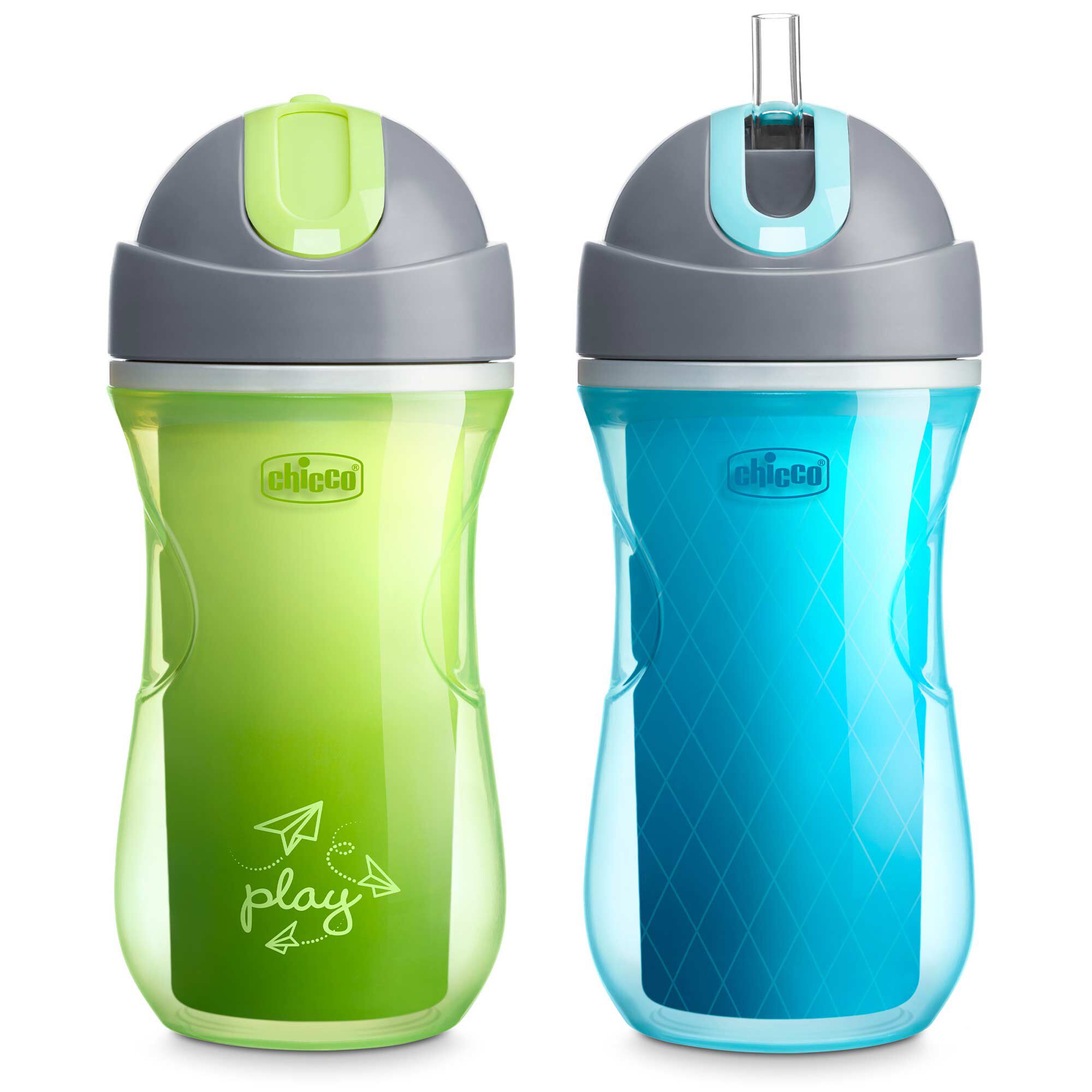 INS FLIP-TOP GREEN /TEAL 9OZ 2P