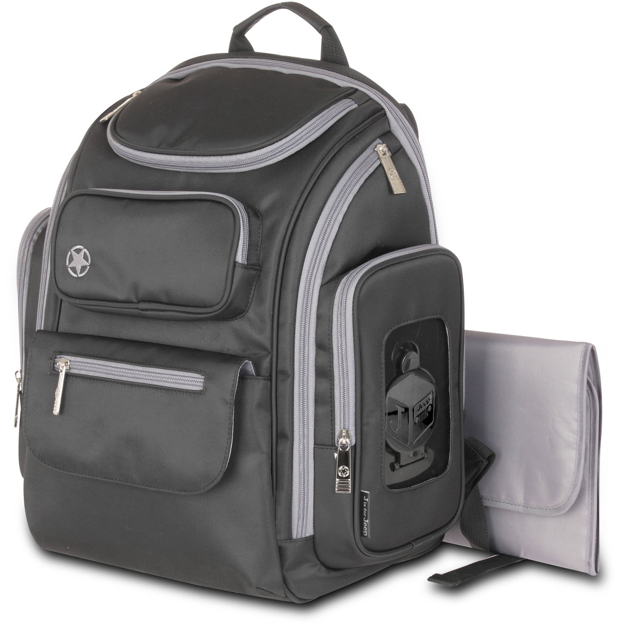 Jeep Backpack Diaper Bag-Blk