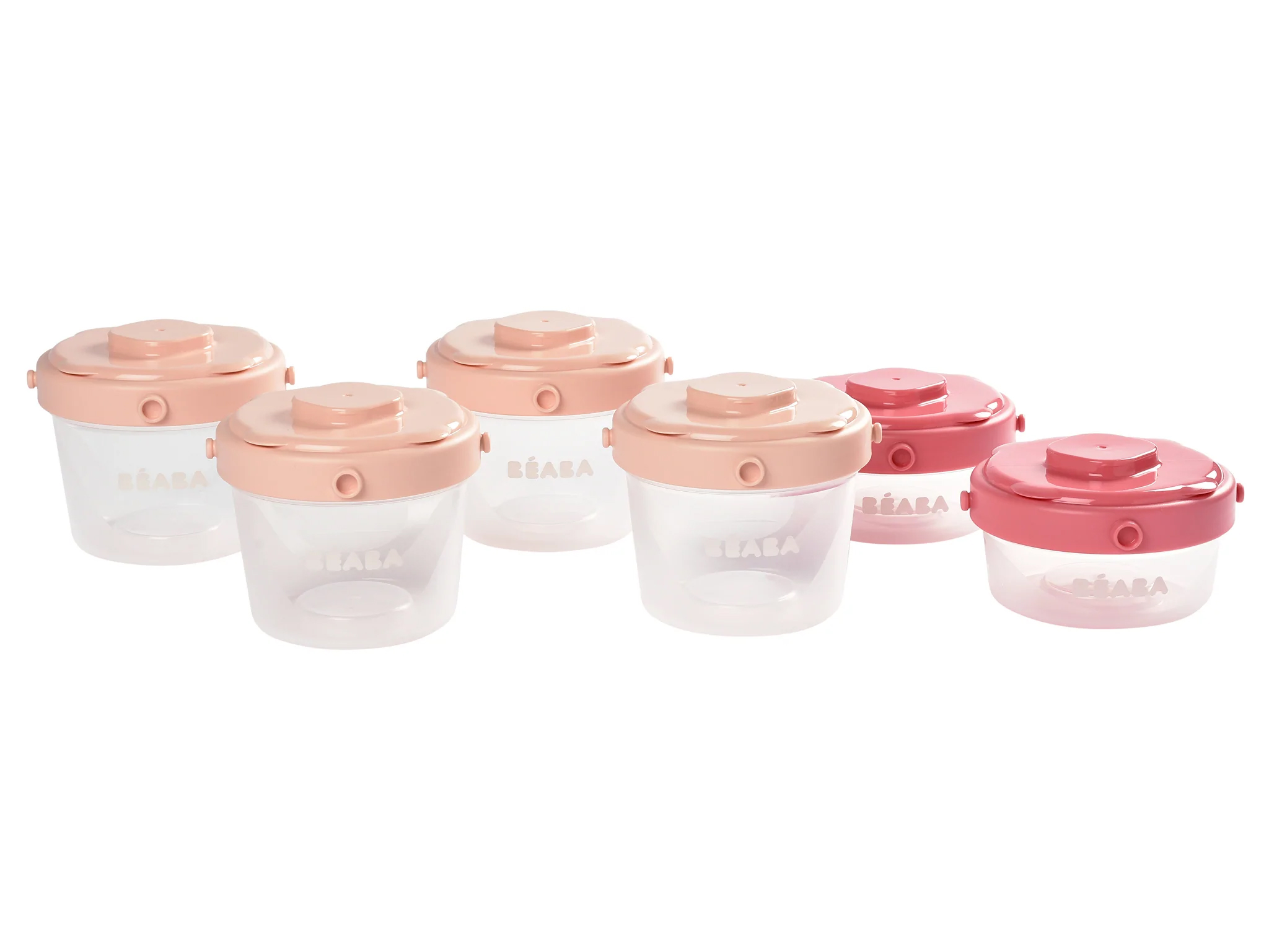 Clip Containers 2oz/4oz Pink