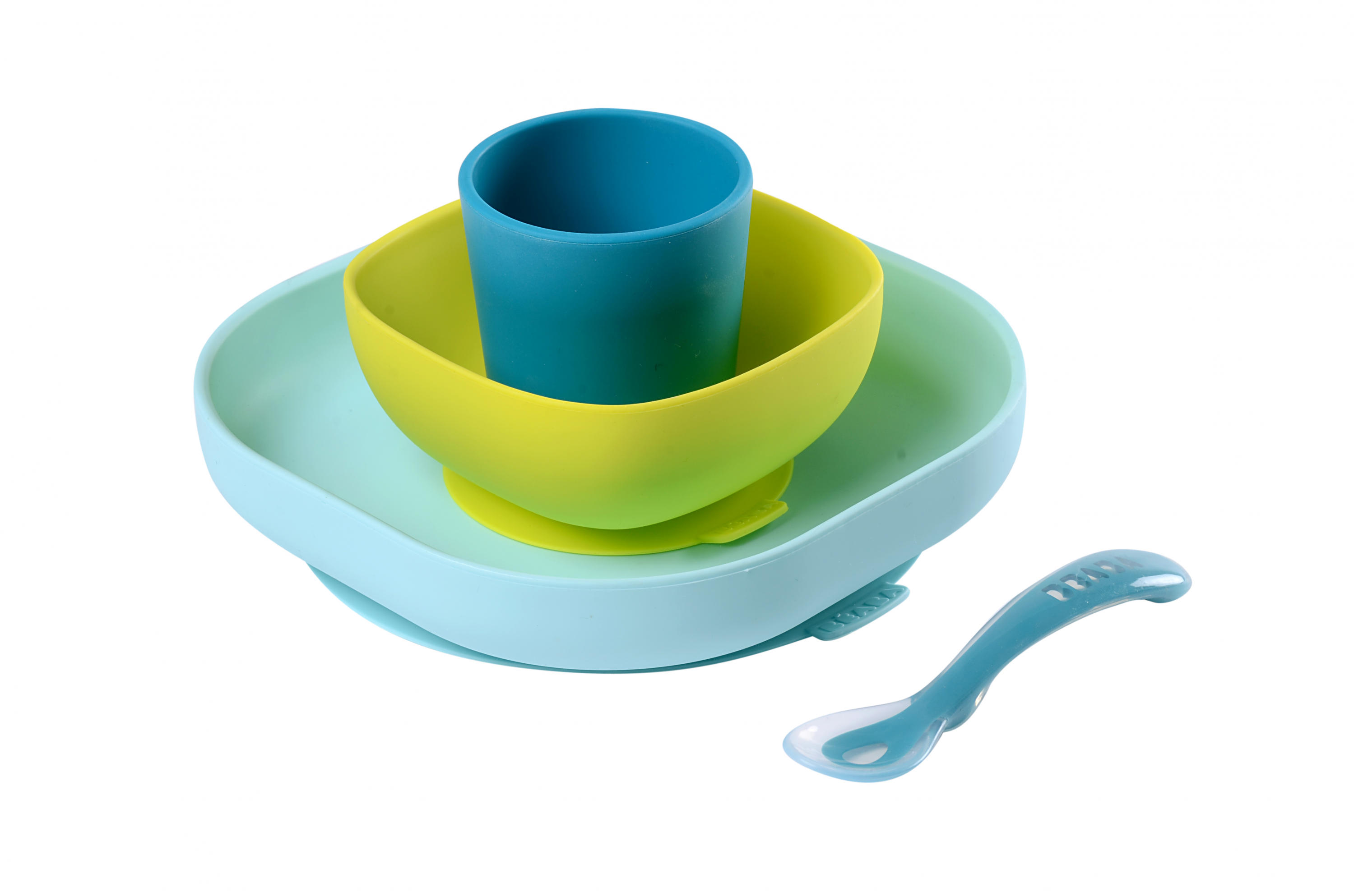 BEABA Silicone Meal Set BLUE