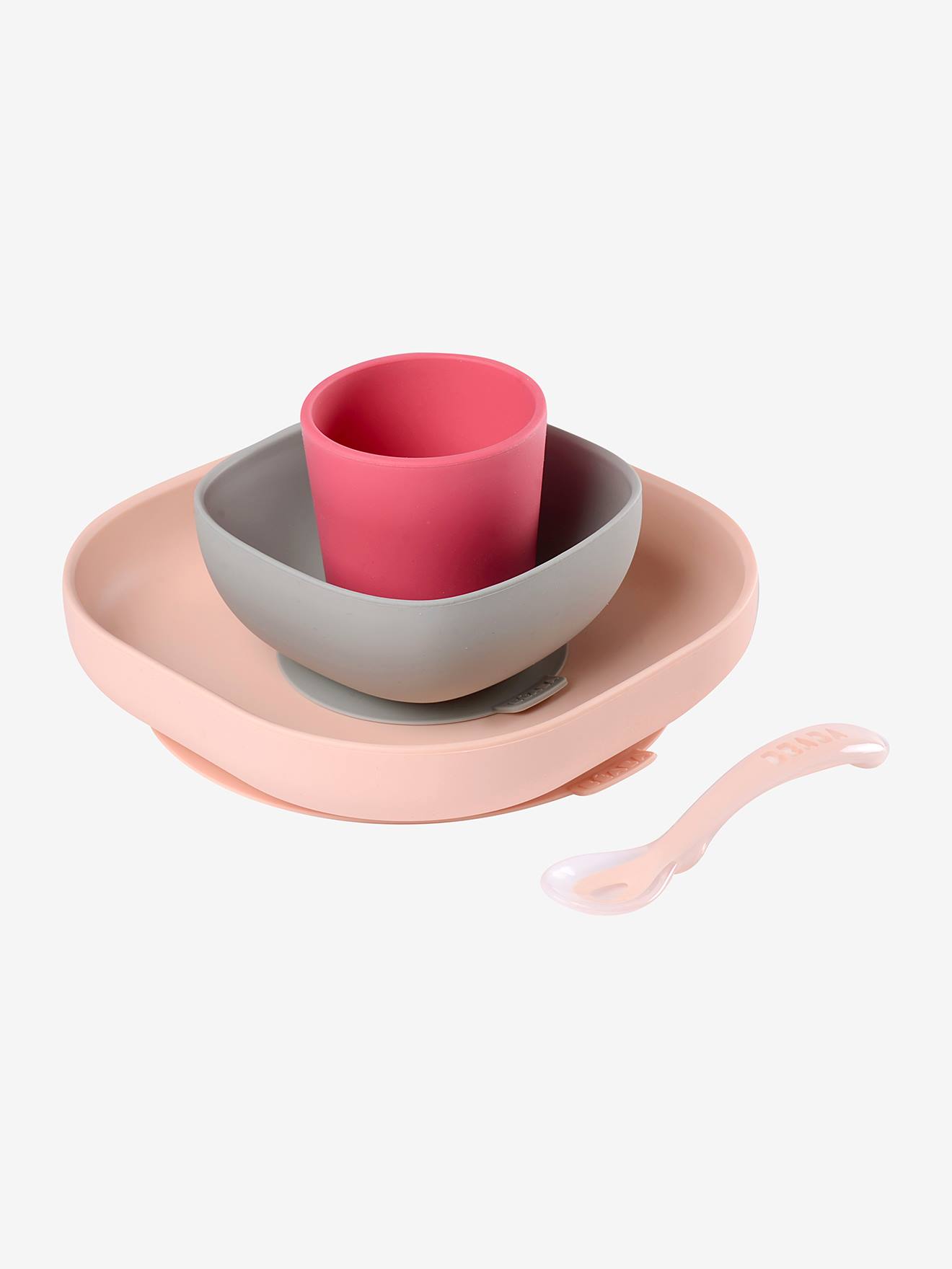 BEABA Silicone Meal Set PINK
