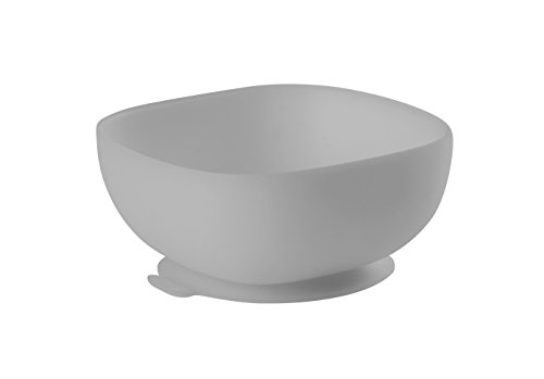 Silicone Suction Bowl GREY