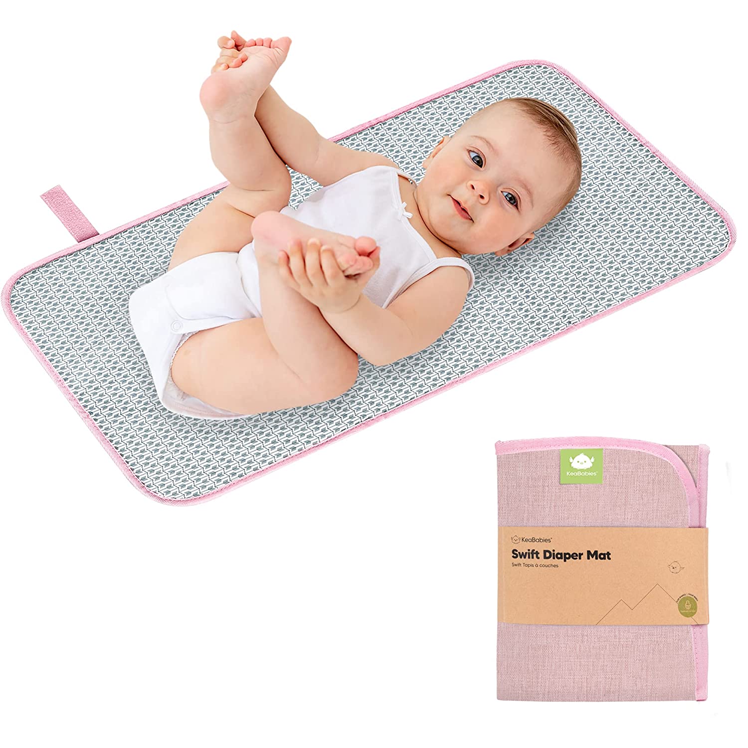 Swift Diaper Changing Mat Pink