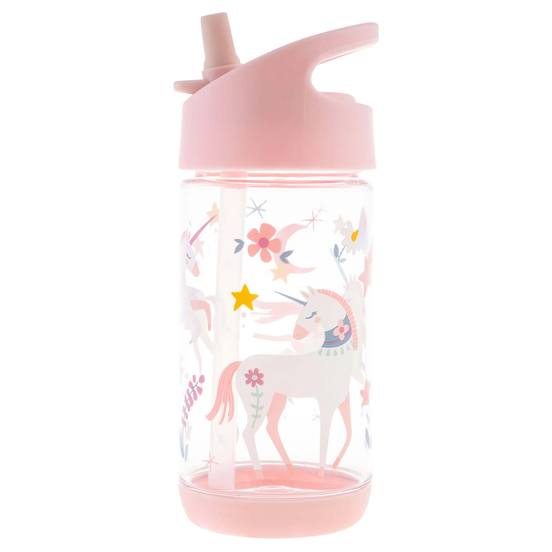 Flip Top Bottle Pink Dino