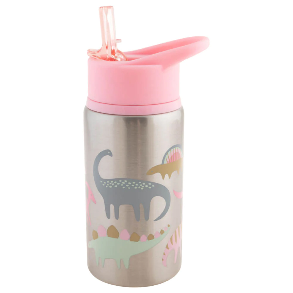 SS Water Bottle Pink Dino