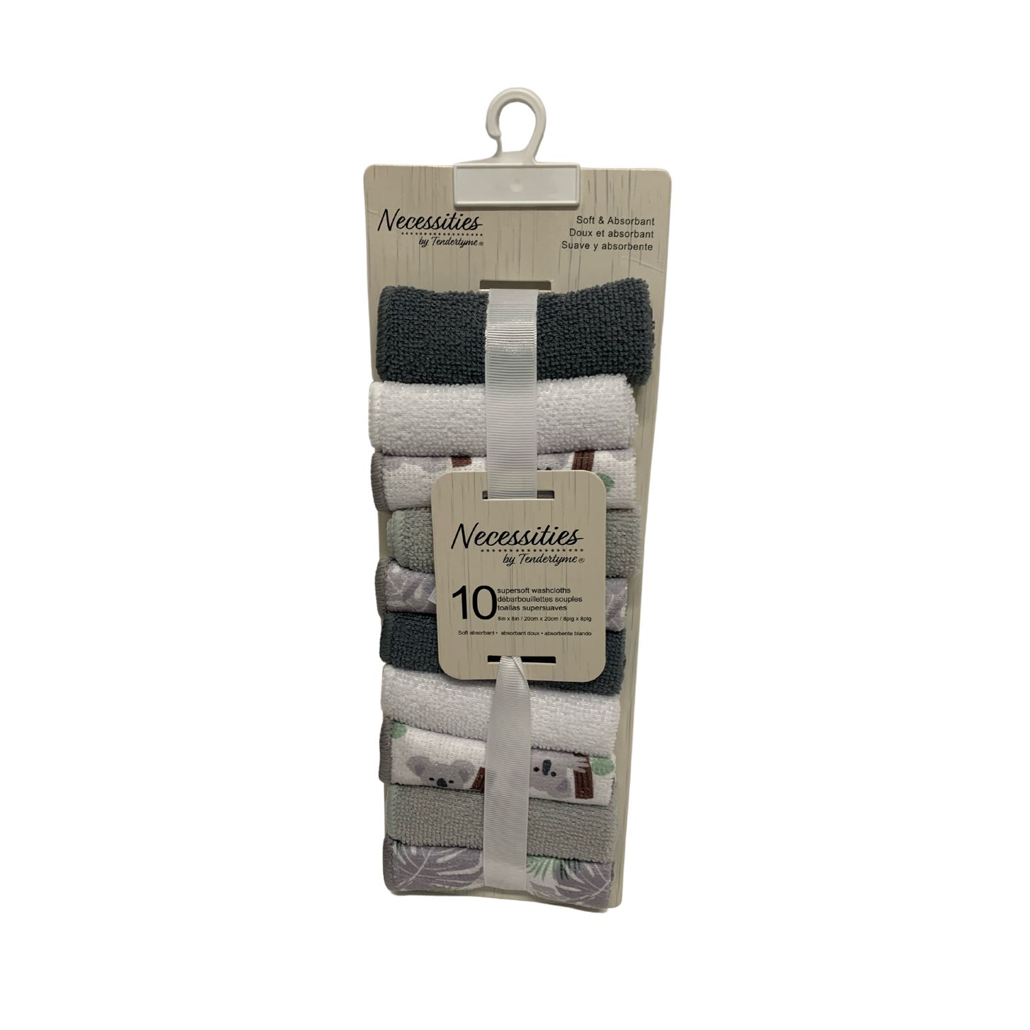 10pk Washcloth Koala
