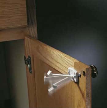 SWIVEL CABINET/DRAWER LOCK 12PK