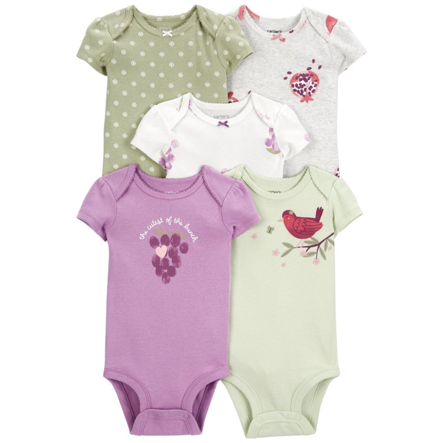 CARTERS 5PK ONESIES