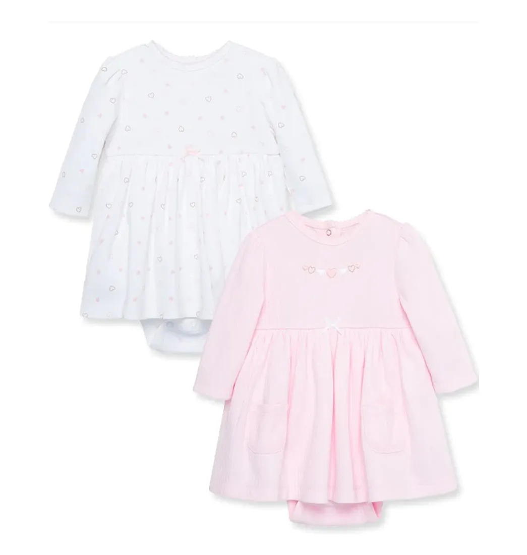 Hearts 2pk Bsuit Dresses