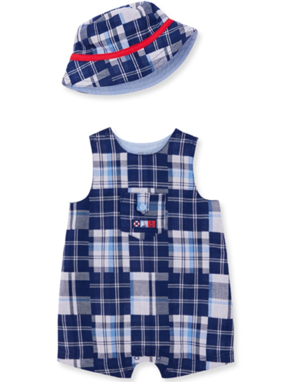 Patchwork Sunsuit & Hat