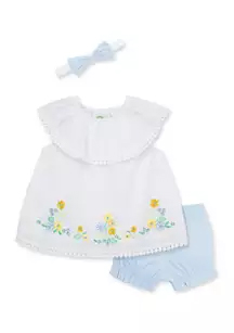 Floral Border Sunsuit