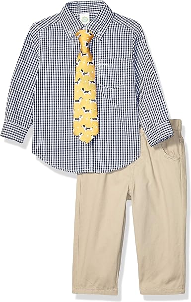 Plaid Pant Set Tan