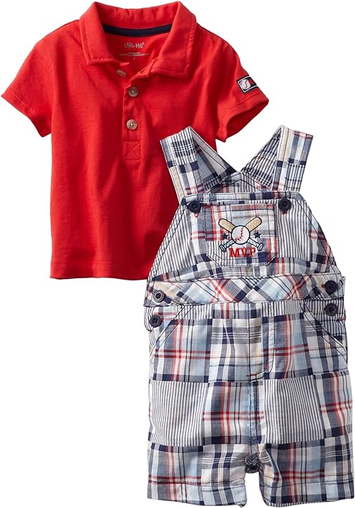 Baseball Shortall Set Tan