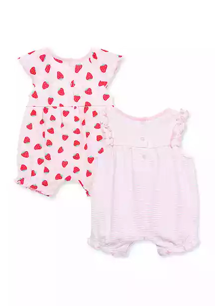 Strawberry 2pk Rompers