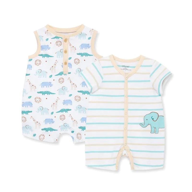 Safari 2pk Rompers