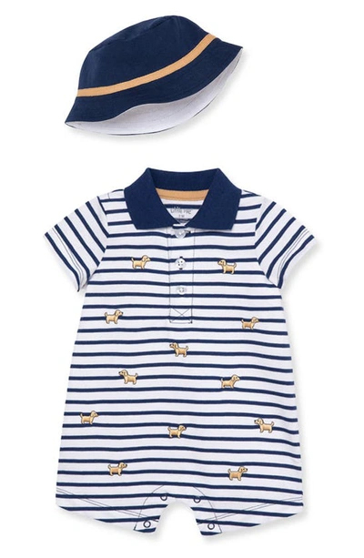 Puppies Romper-Hat