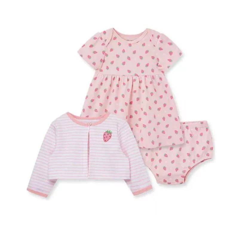 Strawberry Dress set Pink