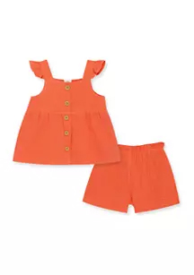 Coral Gauze Play Set
