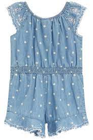 Chambray Woven Romper