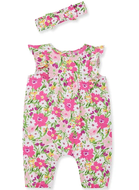 Floral Fest Jumpsuit-HB Pink