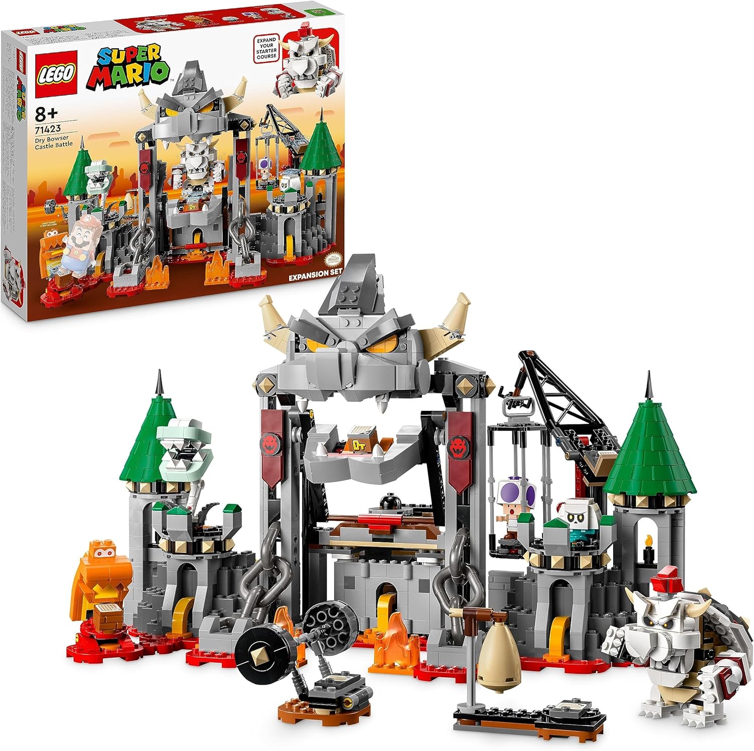 Bowser Castle Battle Exp set