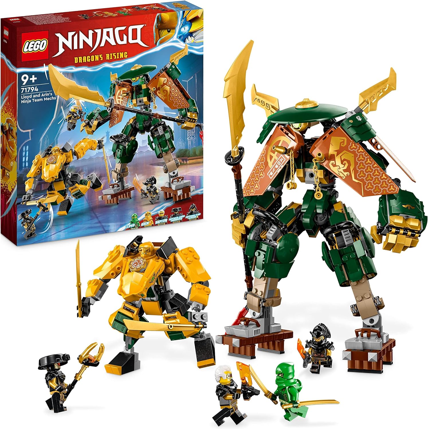 Lloyd and Arin' Ninja Team Mechs