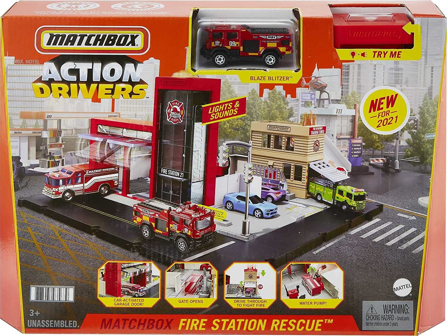 MBX FIRE STATION PLAYSET