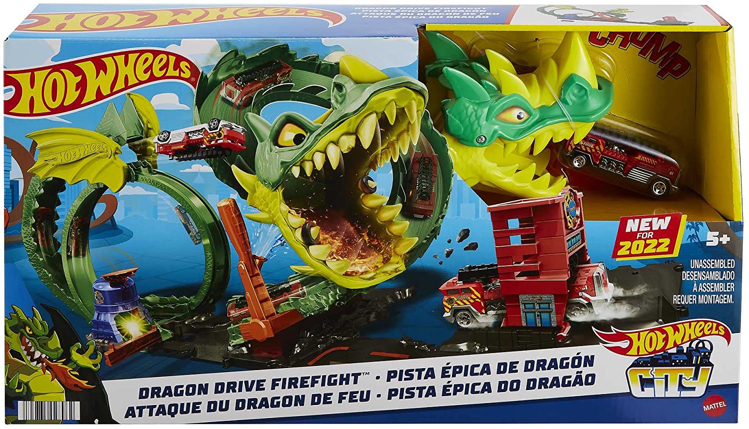HW CITY DRAGON DRIVE FIREFLIGHT