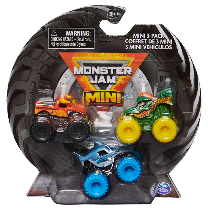 MONSTER JAM MINI SET X 3
