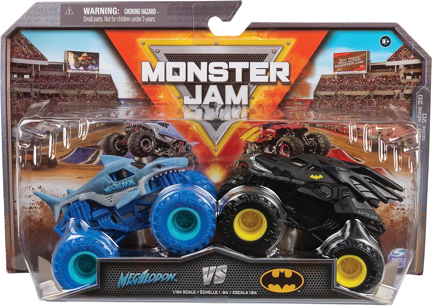 MONSTER JAM DIE CAST 2 PACK